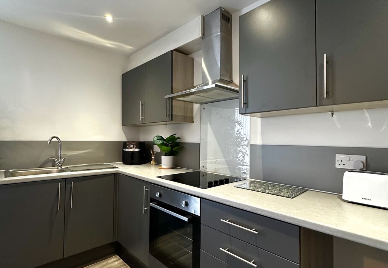 Apartment in Wigan - Ideal Wigan Base: 1BR for Cosy Stays