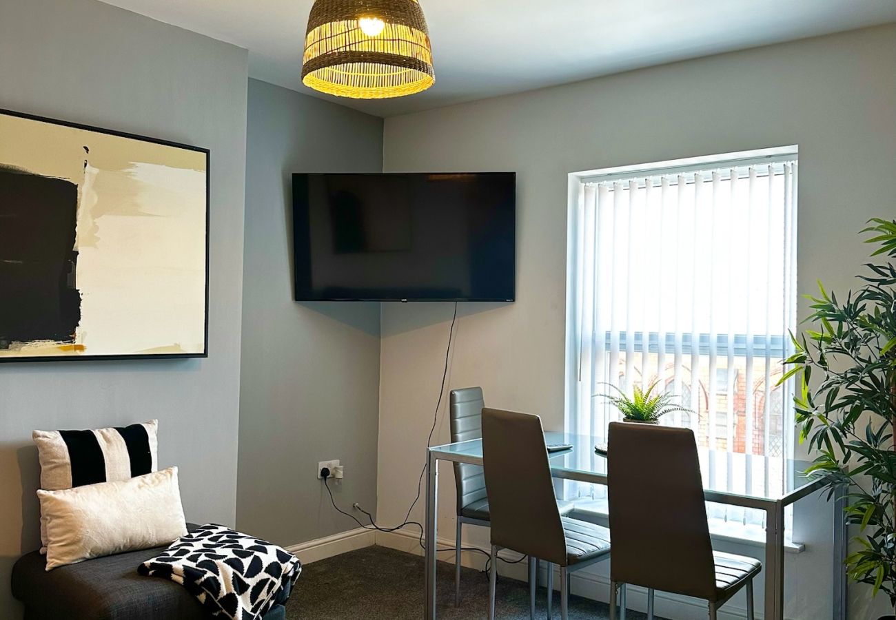 Apartment in Wigan - Ideal Wigan Base: 1BR for Cosy Stays